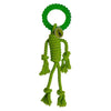 Scream Rope Man Green Dog Toy