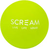 Scream Rubber Ball Green Dog Toy