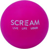Scream Rubber Ball Pink Dog Toy