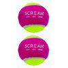 Scream Tennis Balls Small Pink and Green Dog Toy 2 Pack :->>
