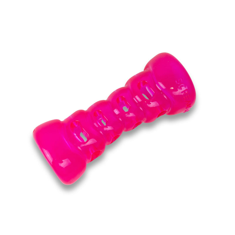 Scream Xtreme Treat Bone Extra Large Pink Dog Toy-Habitat Pet Supplies