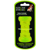 Scream Xtreme Treat Bone Small Green Dog Toy-Habitat Pet Supplies