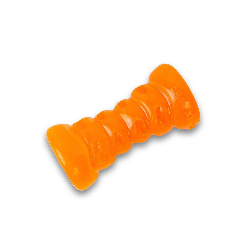 Scream Xtreme Treat Bone Small Orange Dog Toy