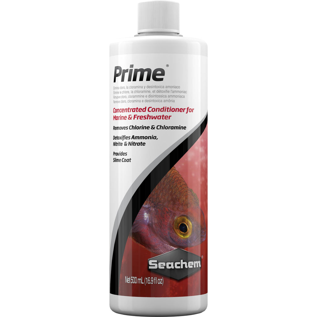 Seachem Fish Prime Chlorine & Chloramine Removal 500ml-Habitat Pet Supplies