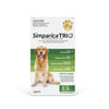 Simparica Trio Flea Tick and Worming Chews for Large Dogs Green 3 Pack-Habitat Pet Supplies