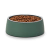 Snooza Concrete and Stainless Steel Sage Green Dog Bowl Medium***