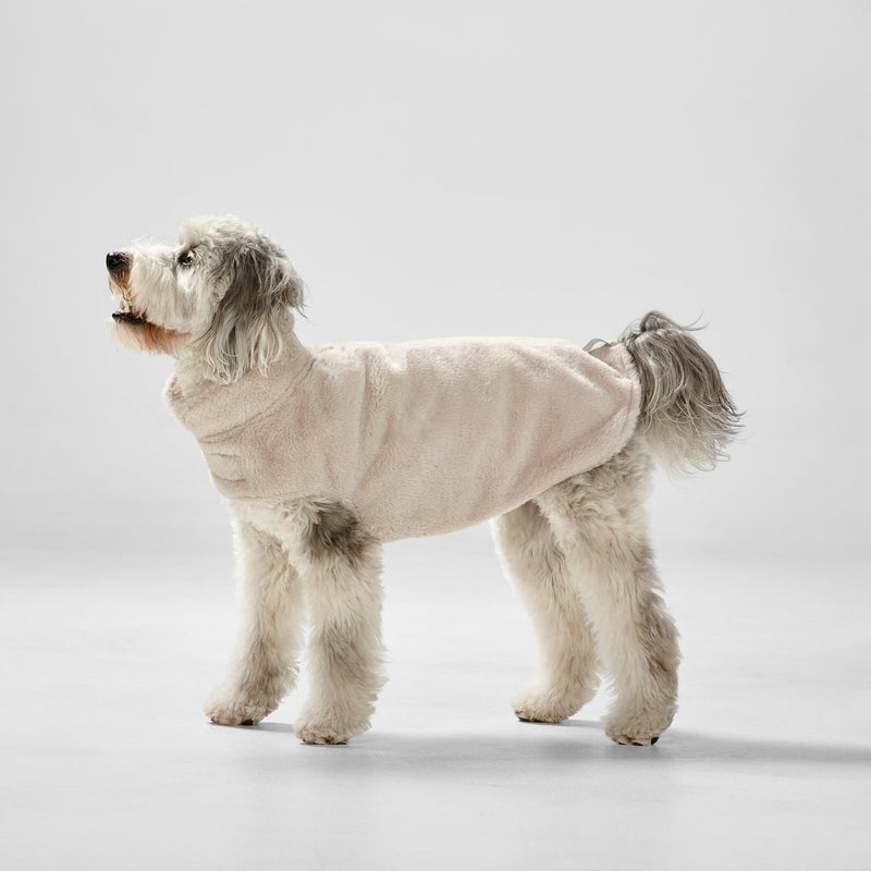 Snooza Dog Apparel Faux Fur Jacket Latte Extra Large