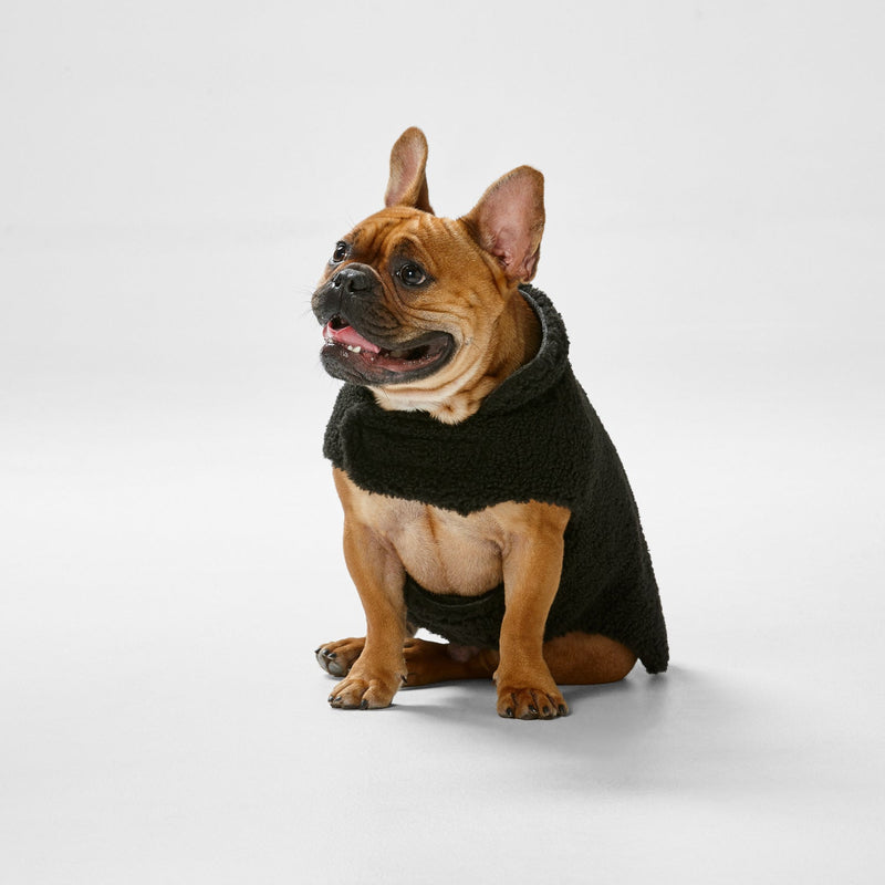Snooza Dog Apparel Reversible Jacket Teddy Black Large