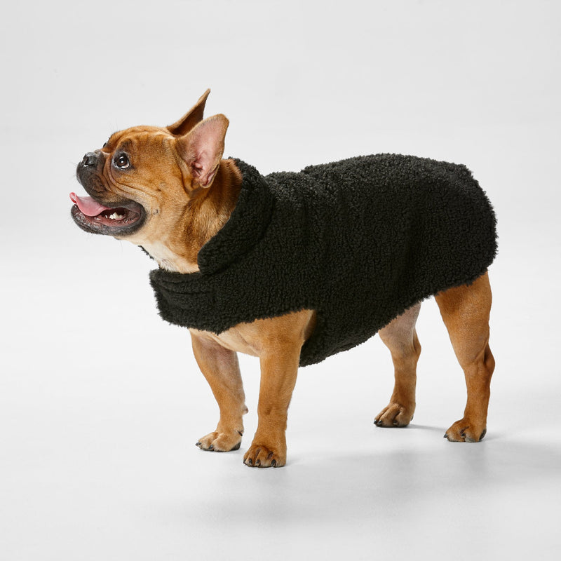 Snooza Dog Apparel Reversible Jacket Teddy Black Small