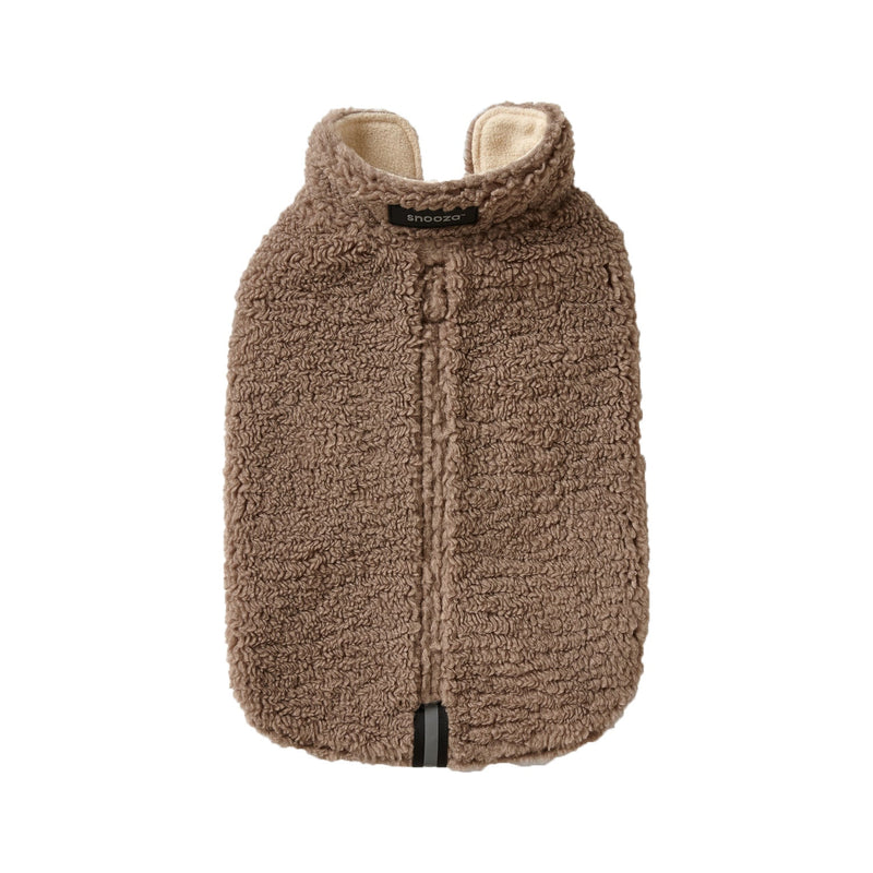 Snooza Dog Apparel Reversible Jacket Teddy Fawn Extra Large Habitat