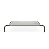 Snooza Flea-Free Grey and Black Flat Packed Raised Dog Bed Extra Large-Habitat Pet Supplies