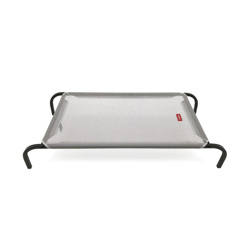 Snooza Flea-Free Grey and Black Flat Packed Raised Dog Bed Small