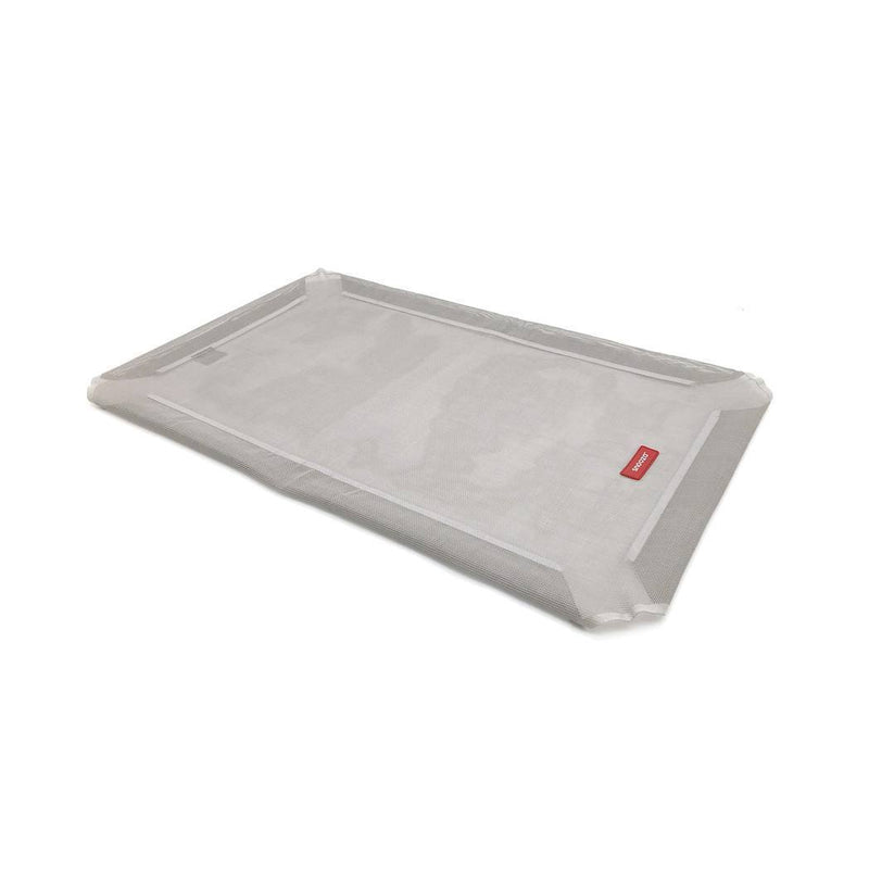 Snooza Flea-Free Raised Dog Bed Grey Replacement Cover Large-Habitat Pet Supplies
