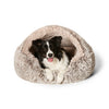 Snooza Hooded Cuddler Soothing and Calming Mink Dog Bed Medium