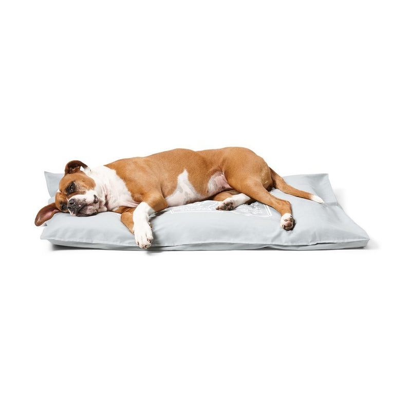 Snooza Organic Pet Futon Ash Grey Dog Bed Mighty*-Habitat Pet Supplies