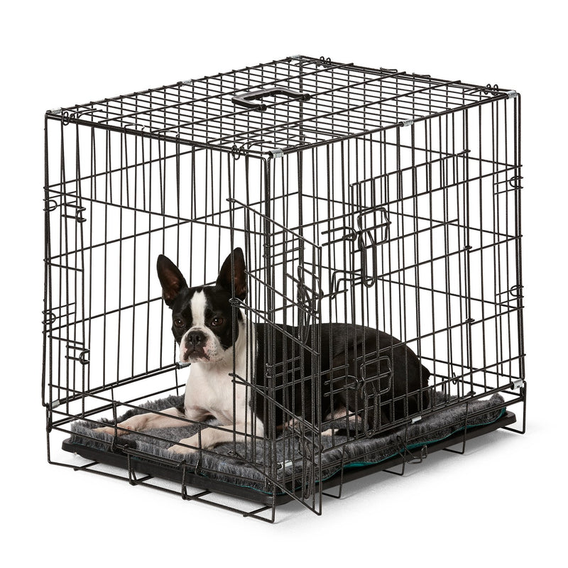 Snooza Stay Dry Mat Grey Paws Dog Bed Medium