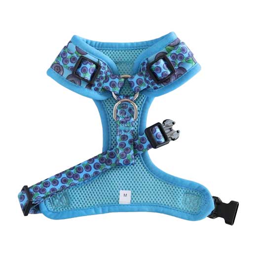 Soapy Moose Blueberries Adjustable Cat Harness Extra Small***