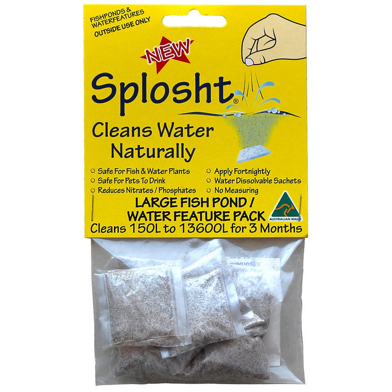 Splosht Pond/Water Feature Water Cleaner Large-Habitat Pet Supplies
