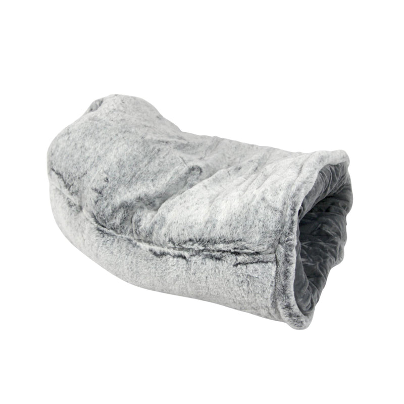 T&S Moonlight Grey Tunnel Cat Bed Large