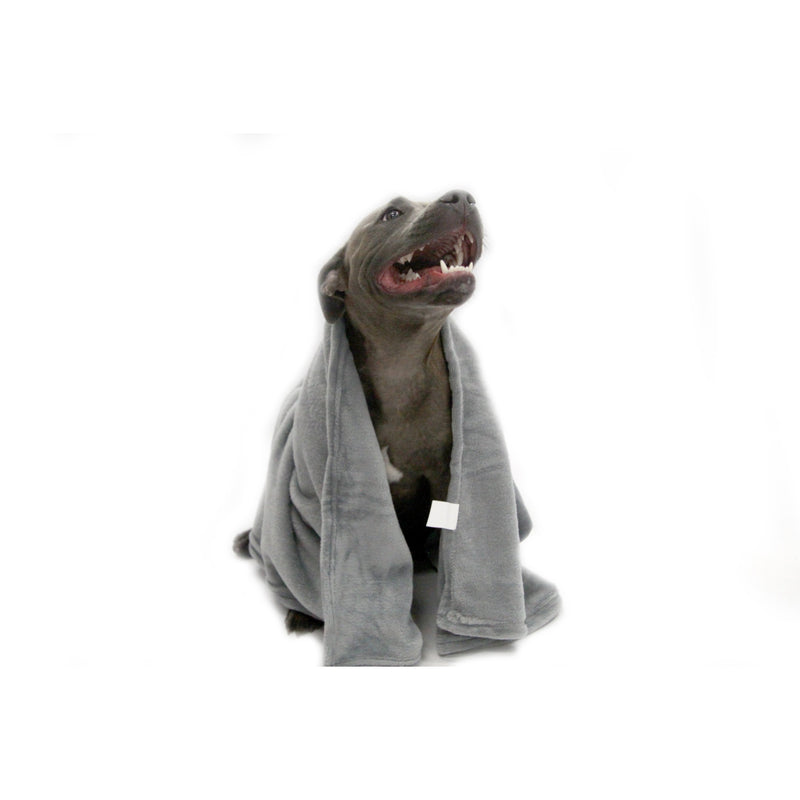 T&S Snuggle Grey Dog Blanket Large