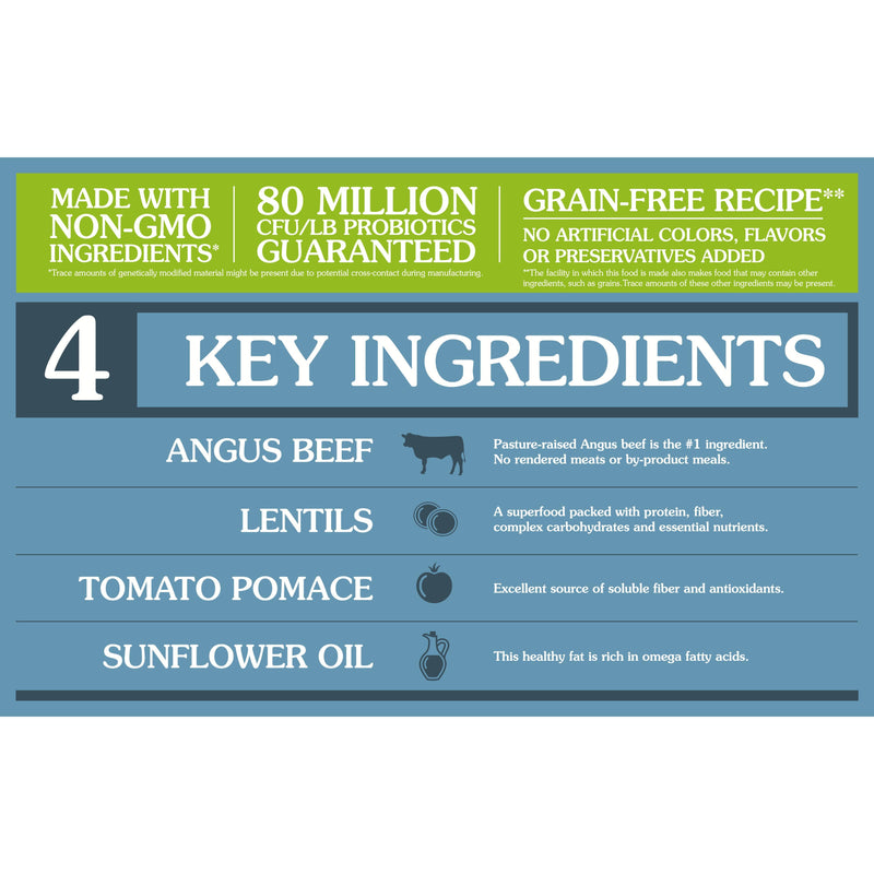 Prey angus beef dog food sales