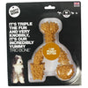 TastyBone Dog Toy Nylon Trio Peanut Butter Bone for Small Dogs-Habitat Pet Supplies