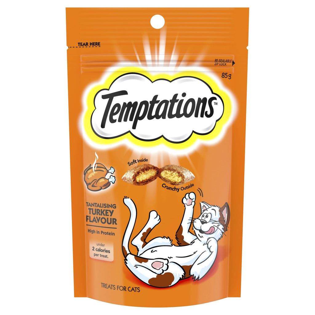 Temptations Cat Treats Tantalising Turkey 85g-Habitat Pet Supplies