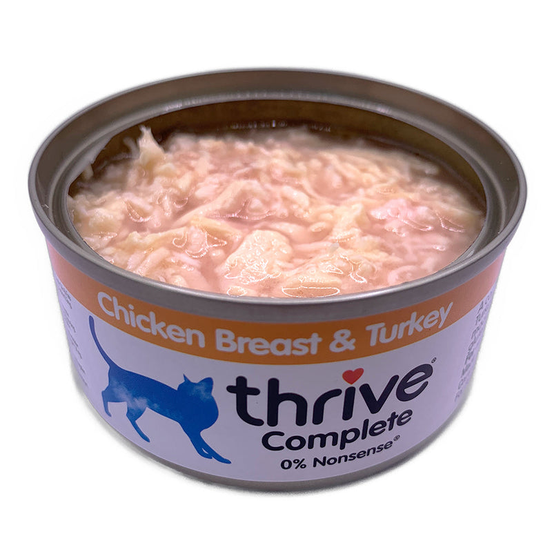 Thrive Chicken and Turkey Wet Cat Food 75g ($)($)