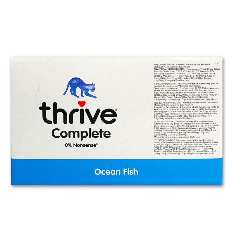 Thrive Ocean Fish Wet Cat Food 75g x 12