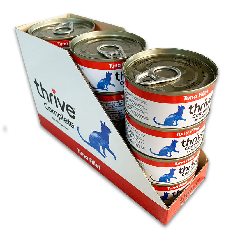 Thrive Tuna Fillet Wet Cat Food 75g x 12-Habitat Pet Supplies