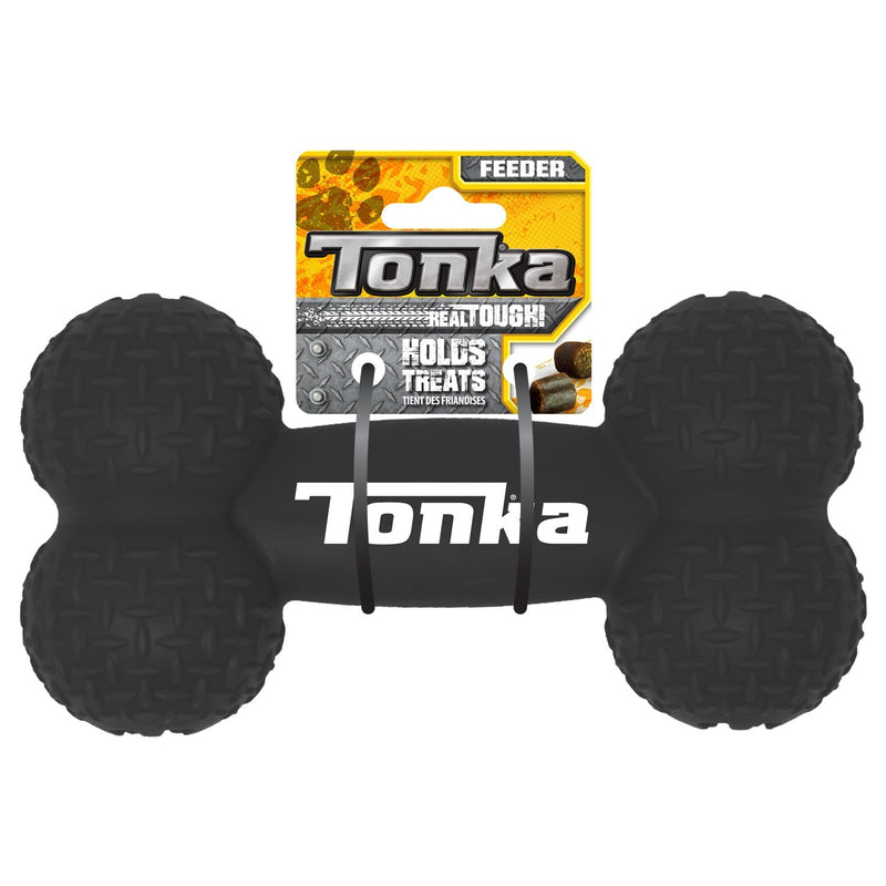 Tonka Diamond Plate Feeder Bone Dog Toy*-Habitat Pet Supplies