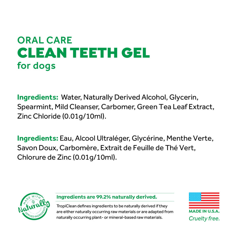 Tropiclean Fresh Breath Clean Teeth Gel 118ml