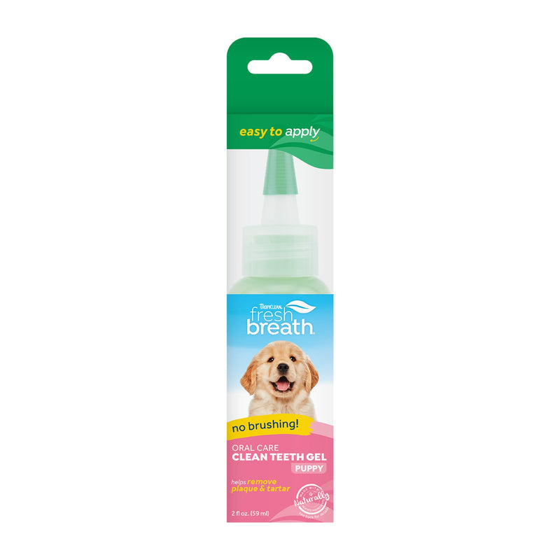 Tropiclean Fresh Breath Clean Teeth Gel For Puppies 59ml-Habitat Pet Supplies