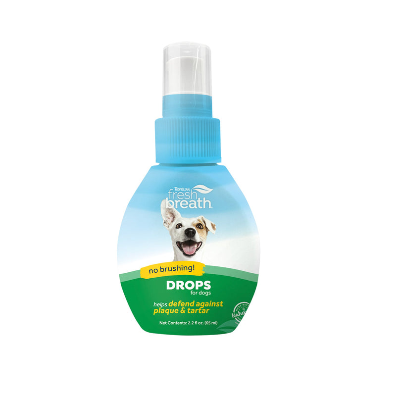 Tropiclean Fresh Breath Drops For Dogs-Habitat Pet Supplies