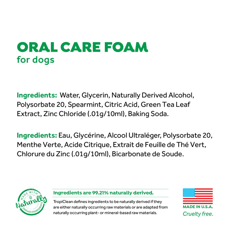 Tropiclean Fresh Breath Instant Fresh Foam 133ml