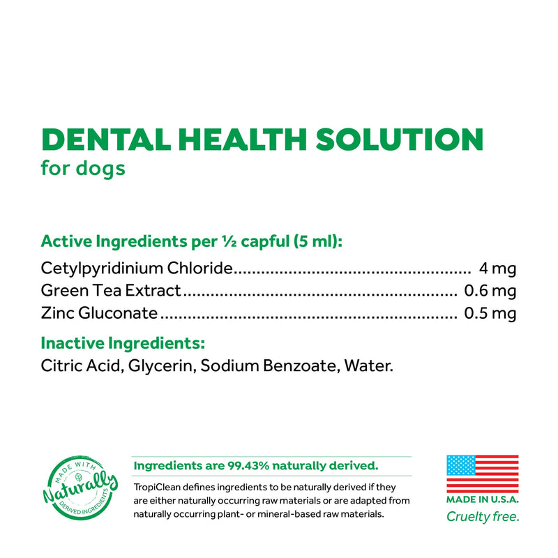 Tropiclean Fresh Breath Oral Care Additive 473ml