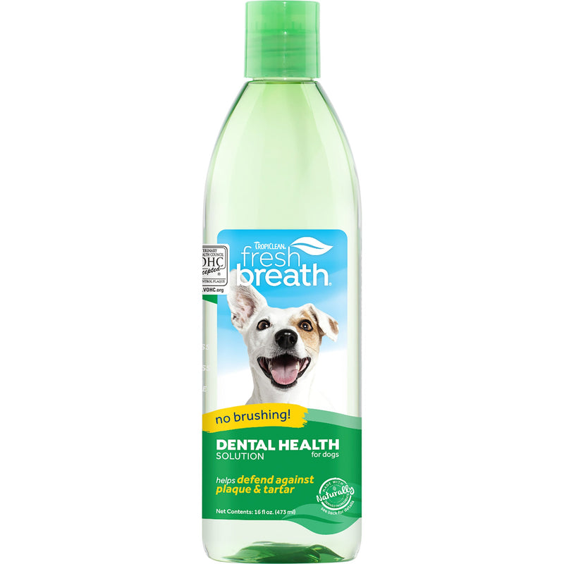 Tropiclean Fresh Breath Oral Care Additive 473ml-Habitat Pet Supplies