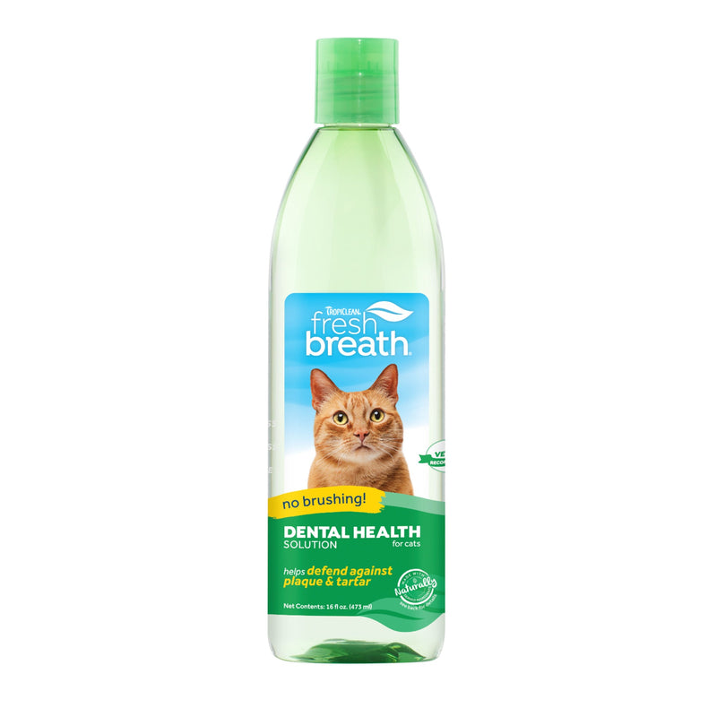 Tropiclean Fresh Breath Water Additive for Cats 473ml-Habitat Pet Supplies