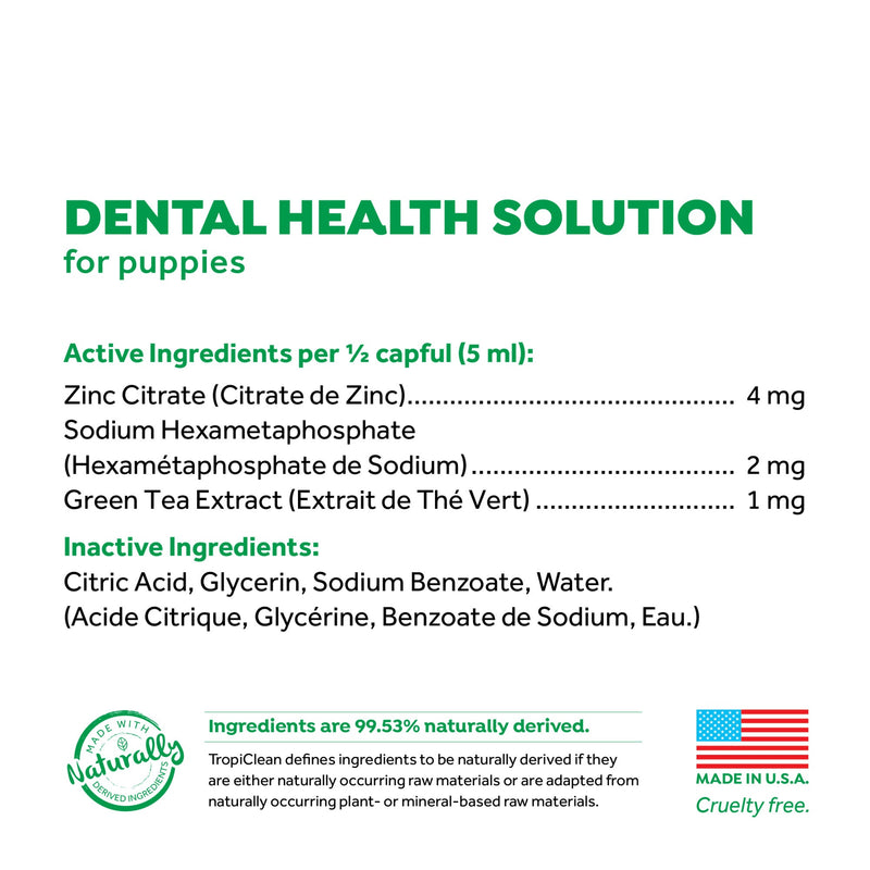 Tropiclean Fresh Breath Water Additive for Puppies 473ml