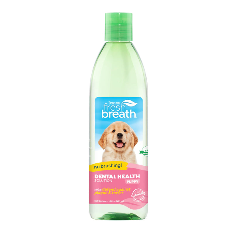Tropiclean Fresh Breath Water Additive for Puppies 473ml-Habitat Pet Supplies