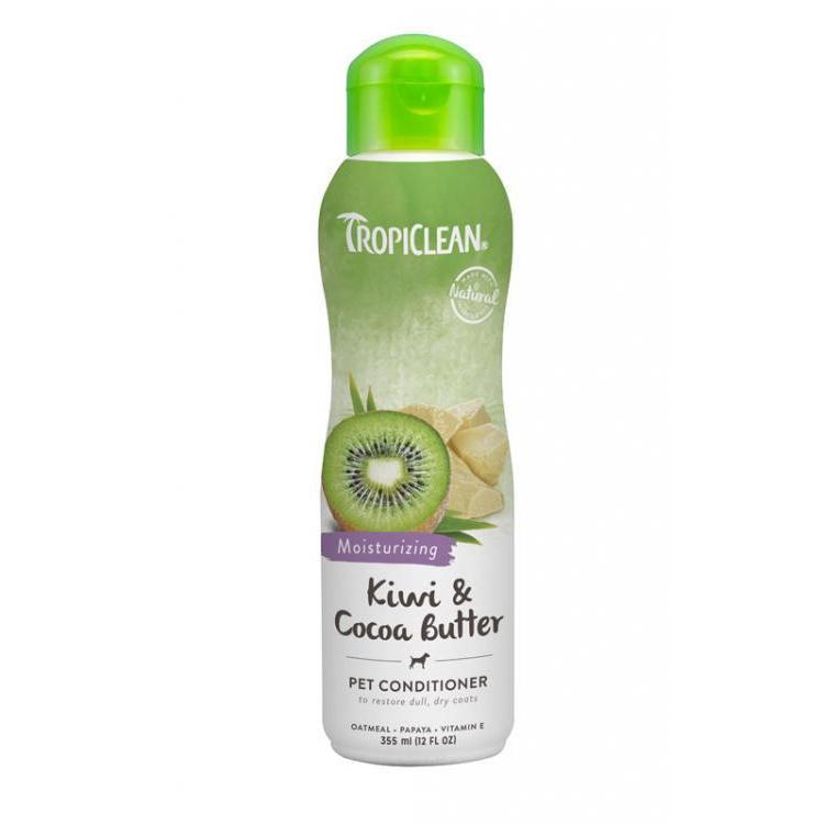 Tropiclean Kiwi and Cocoa Butter Conditioner 355ml-Habitat Pet Supplies