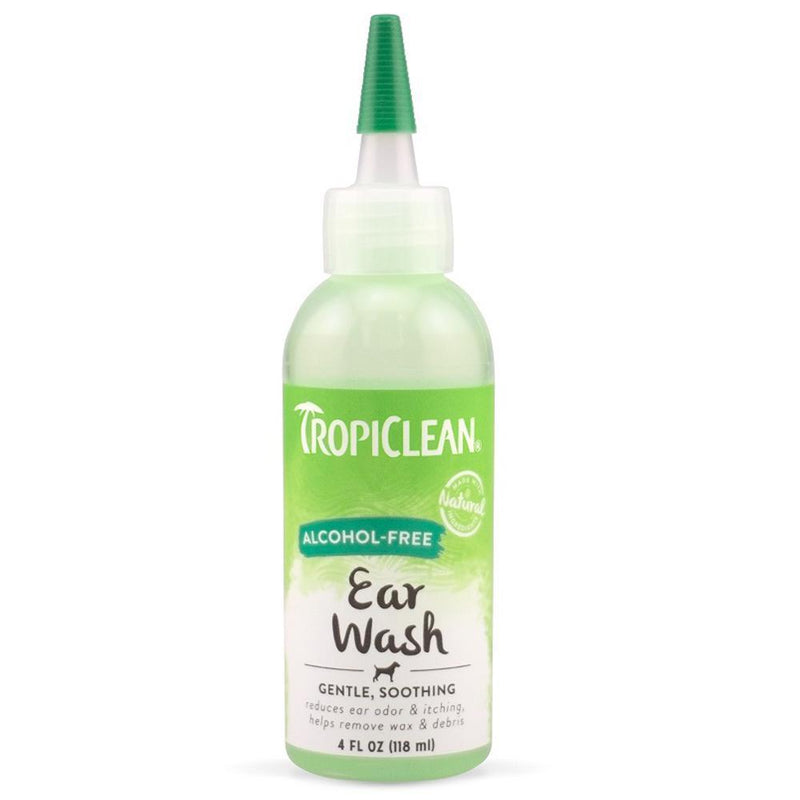 Tropiclean Soothing Ear Wash 118ml-Habitat Pet Supplies