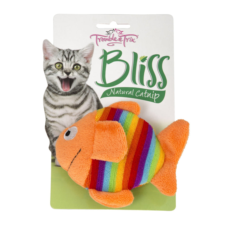 Trouble and Trix Bliss Fish Large Cat Toy***-Habitat Pet Supplies