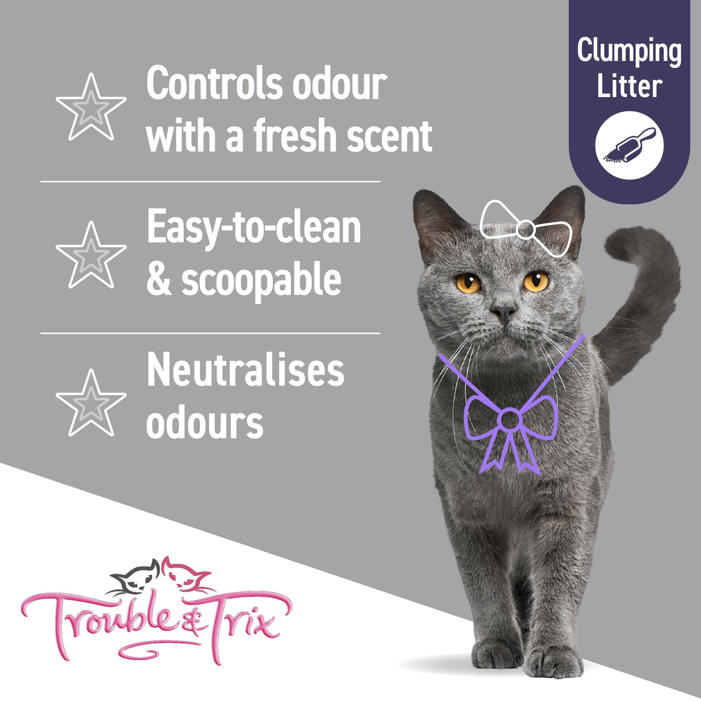 Trouble and trix clumping litter baking soda hotsell