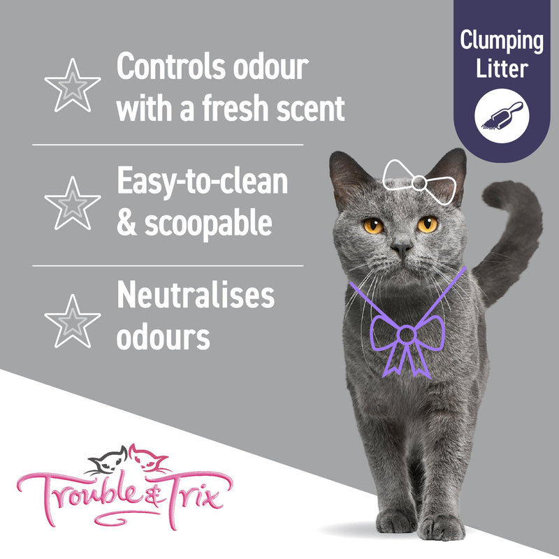 Trouble and Trix Odour Neutralising Baking Soda Clumping Cat Litter 7L/6kg