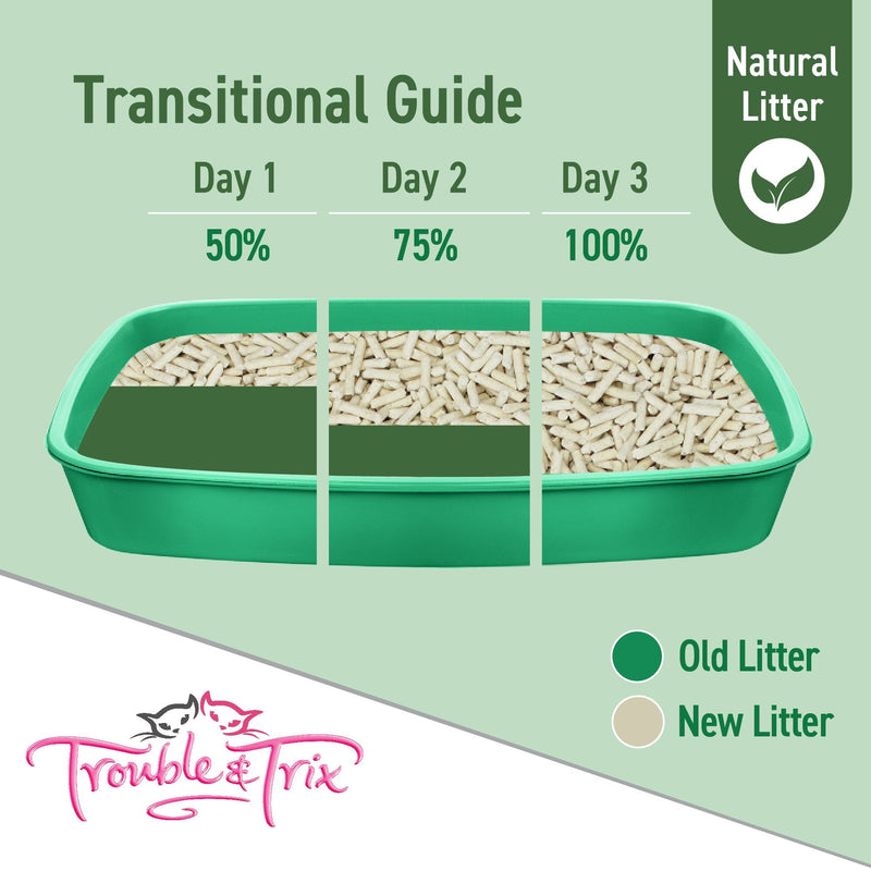 Trouble and Trix Plant Extract Odour Neutralising Natural Pellet Cat Litter 10L/4.8kg
