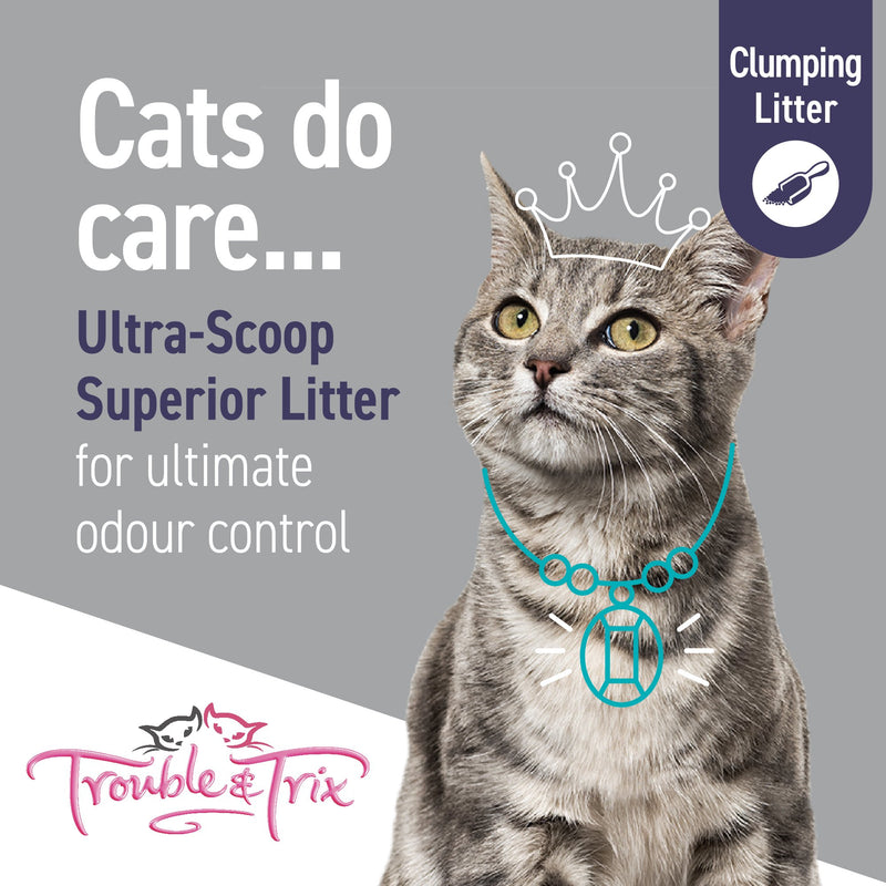 Trouble and Trix Ultra-Scoop Superior Odour Control Cat Litter 10L/10kg