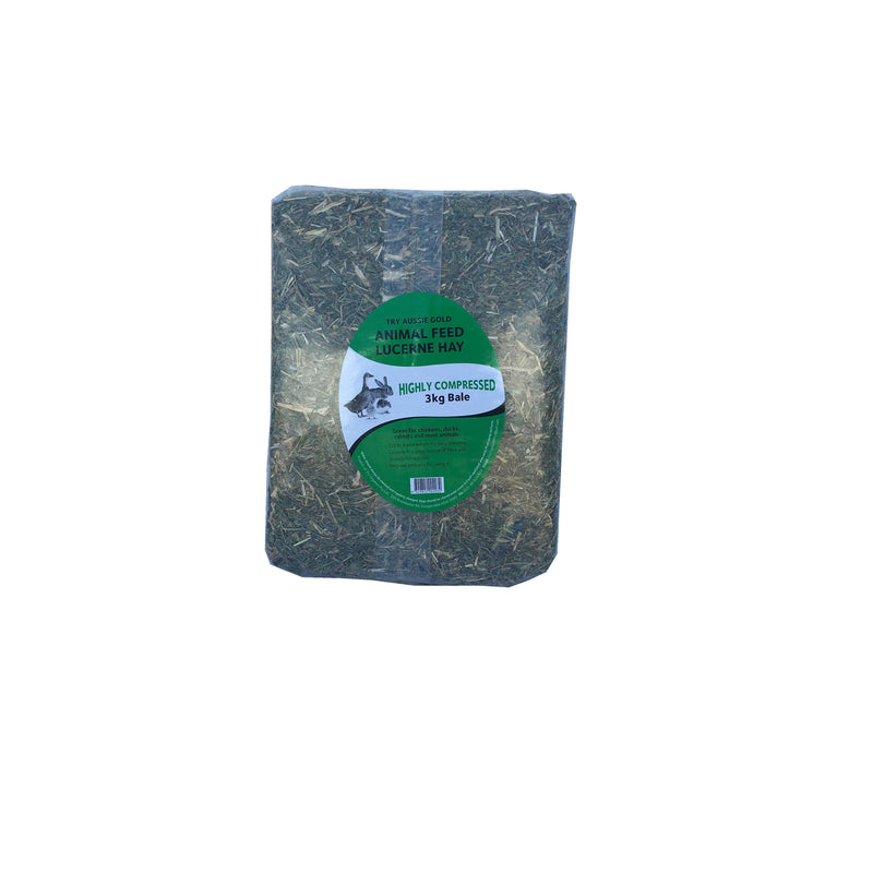 Try Organics Lucerne Hay Small Animal Feed 3kg-Habitat Pet Supplies