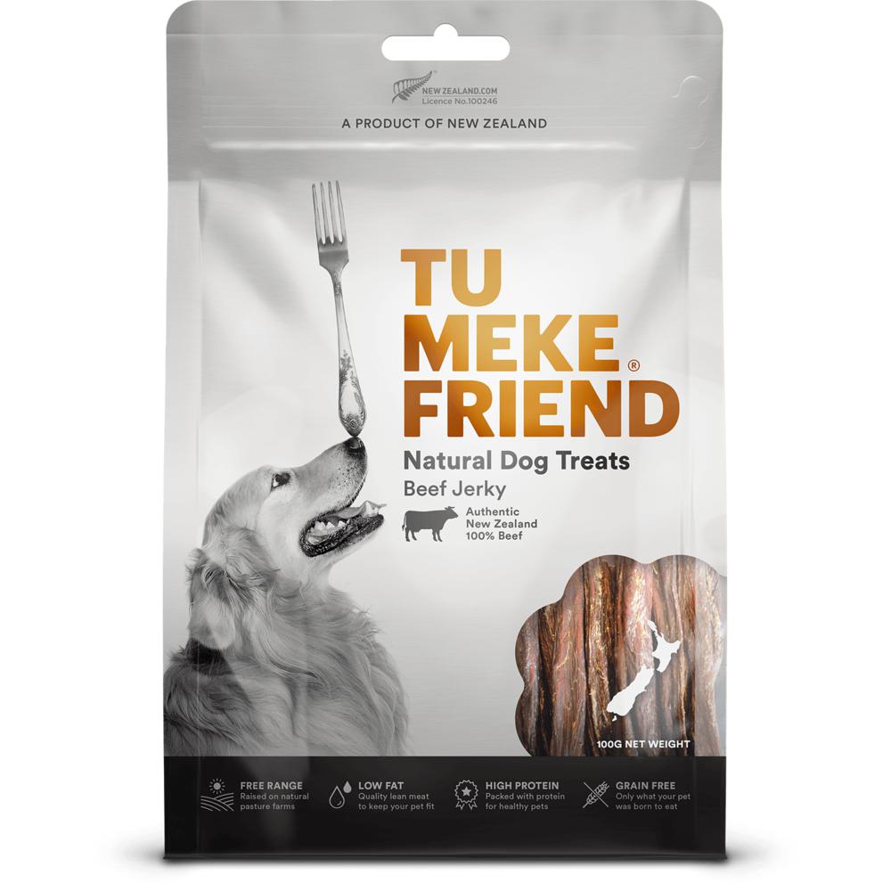 Tu Meke Friend Air Dried Natural Beef Jerky Dog Treats 100g-Habitat Pet Supplies