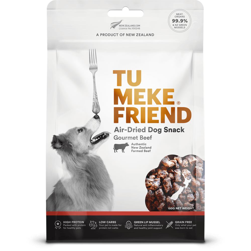 Tu Meke Friend Air Dried Natural Gourmet Snacks Beef Dog Treats 150g-Habitat Pet Supplies